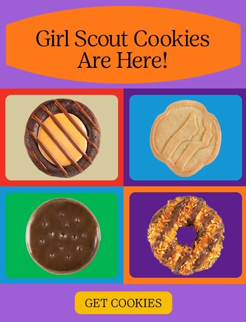 Girl Scout Cookies Are Here! Get Cookies